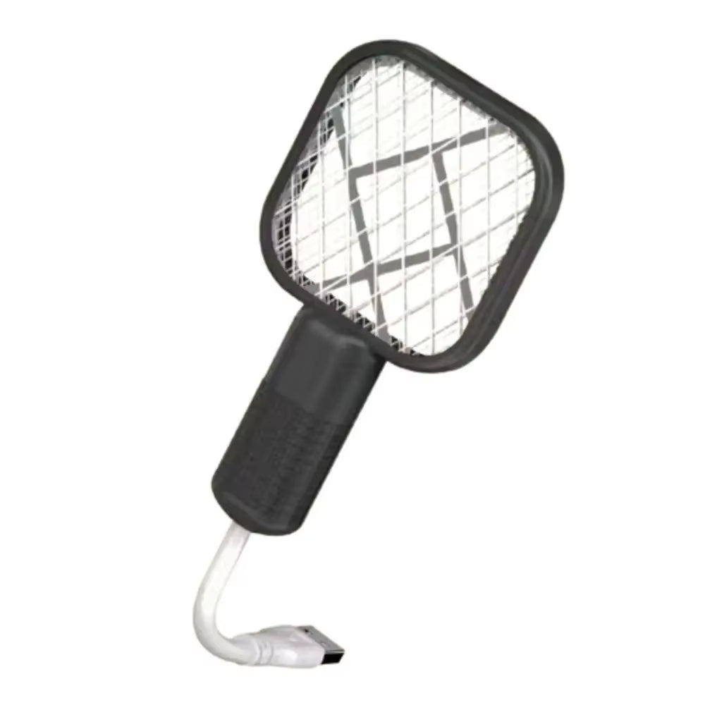 Electric Mosquito Swatter UV Light Bug Zapper Rechargeable Fly Killer Insect Racket Portable Outdoor Pest Control for Camping