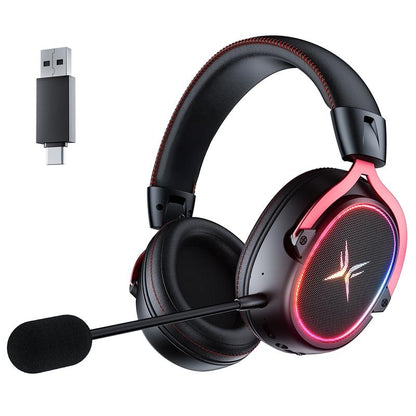 TAGRY K3 Gaming Headset - 7.1 Surround Sound - 50Mm Drivers - Memory Foam Cushion - Bluetooth 5.3-USB-A/C Dual Interface 2.4G - Wired 3.5Mm Audio Jack - for PC, Mac, PS4, Ps5,Switch, Xbox, Smart Phone, Laptop, Smart Watch, Tablet